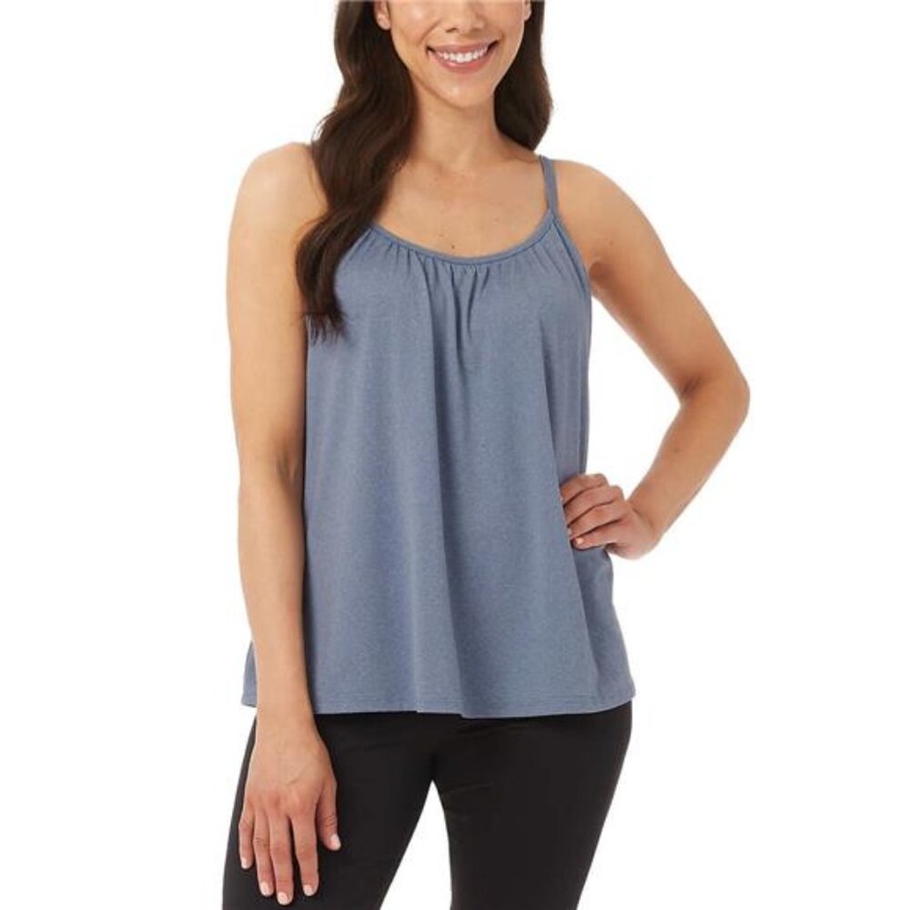 32 Degrees Womens Cool Bra Top, 2 Pack (Blue/Lavender, Medium) - Picture 2 of 4